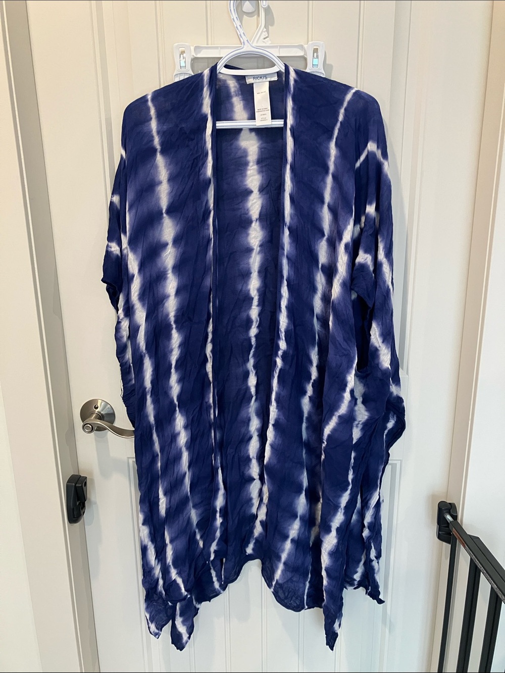 BONUS RICKI’S Wrap WHITE BLUE Sz O/S